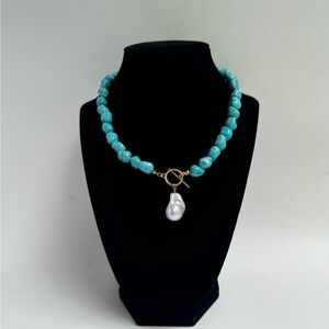 BLUE  DENKAYS NECKLACE 1